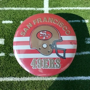 Casco de Colección Años 70 San Francisco 49ers Hechizo Logotipo Pinback Wincraft HECHO EN EE. UU. - Imagen 1 de 5