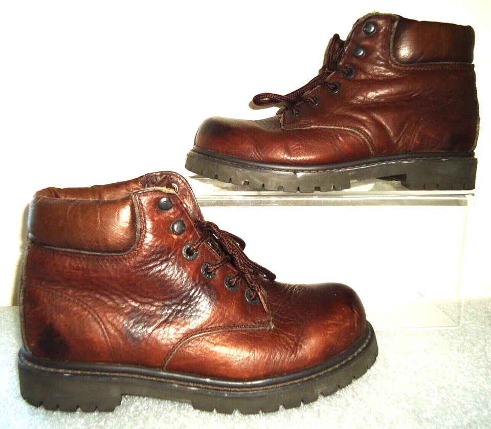 C.H Bass&Co Botas de Senderismo al Tobillo Impermeables de Cuero Marrón para Niños Talla-8M Foto 1 de 4