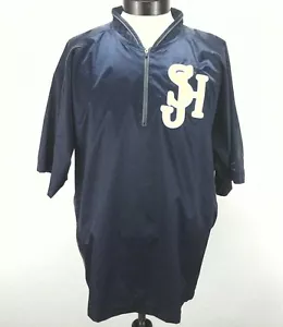 Mizuno Teamwear SJH Windbraker Water Protection Mens Navy Blue Sz Large L NWT - Picture 1 of 8