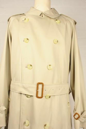 Trench coat Burberry vintage extra lungo taglia 52 reg nova check burberrys