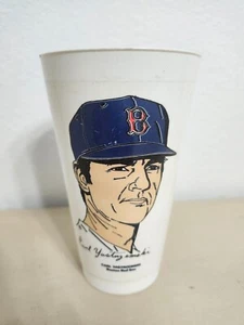 Carl Yastrzemski RARO 1973 Vintage 7 Eleven 7-11 Cup Boston Red Sox HOF COOL! - Foto 1 di 2