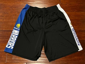 Pantalones Cortos Atléticos de Baloncesto NBA U Golden State Warriors Negro Blanco Logo Para Hombres XXL - Imagen 1 de 9