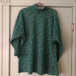 Vintage FORENZA 1989 Green Crewneck Tunic Jersey Shirt Oversized L - Picture 1 of 10