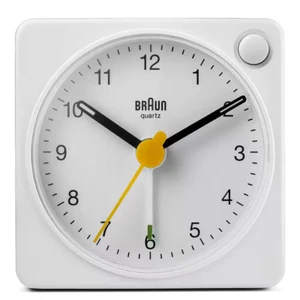 Classic Travel Analog Alarm Clock, Snooze and Light, Compact, Quiet Movement, Cr - Picture 1 of 2