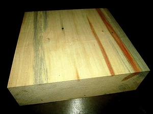 ONE KILN DRIED BOXELDER BOWL BLANK TURNING WOOD LUMBER LATHE 12" x 12" x 3" - Picture 1 of 1