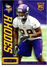 XAVIER RHODES  CARD #198 BUY ANY 2 ITEMS FOR 50% OFF   B204R2S13P13