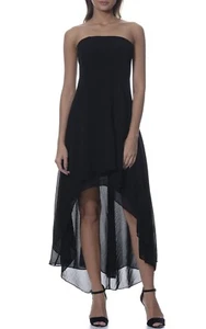 AUSTRALIAN DESIGNER WOMEN BLACK SILK MAXI EVENING DRESS GOWN SIZE AU8,10,12 - Picture 1 of 4