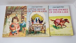 3 Vtg 60s/70s Laura Ingalls Wilder Paperback Books- Prairie, Woods, Silver Lake - Picture 1 of 9