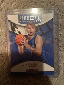 2018-19 Panini Contenders - Rookie of the Year Contenders #4 Luka Dončić (RC)
