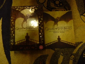 GAME OF THRONES komplette Staffel 5 fünfte Serie Kit Harington versiegelte Region 2 DVD - Bild 1 von 1