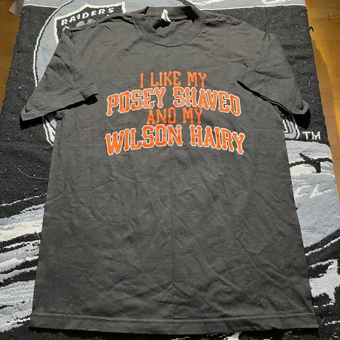 Vintage San Francisco Giants Brian Wilson Buster Posey Shirt Mens Large Cover