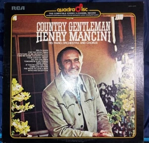 VINTAGE Henry Mancini Country Gentleman LP (1974) Quadradisc PRE OWNED - Picture 1 of 5