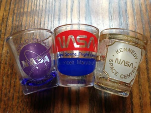 Kennedy Space Center NASA Shot Glasses - Picture 1 of 4