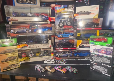 HOT WHEELS JADA JOHNNY LIGHTNING Hot Wheels Elite 64 Johnny Lightning Burago Pop Race Fast & Furious Knight Rider