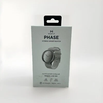 Reloj inteligente híbrido Misfit Phase - plateado - caja abierta Foto 1 de 2