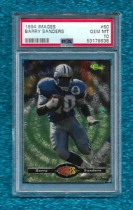 1994 IMAGES #60 BARRY SANDERS PSA 10 GEM MINT POP 10 HOF DETROIT LIONS - Bild 1 von 1