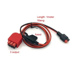 1 do 3 16awg 10A DC kabel rozdzielacza zasilania pasuje do złącza Anderson Powerpole - Zdjęcie 1 z 2