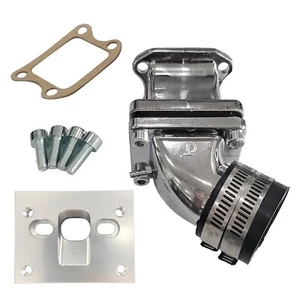 DIO Reed Valve Kit and CNC Block Square - 48cc/66cc/80cc Gas Motorized Bicycle - Foto 1 di 13