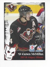 2007-08 Calgary Hitmen (WHL) Carson McMillan