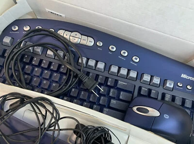 Microsoft Wireless Optical Desktop for Bluetooth Keyboard Mouse Receiver w/Box - Image 1 of 4