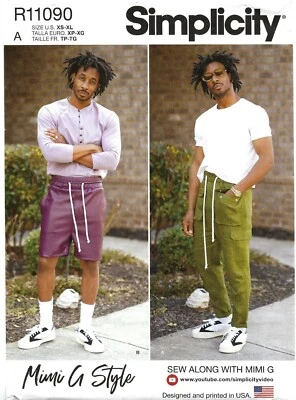 Simplicity R11090 Pants, Shorts w Welt, Flap, Patch, Bellows Sz XS-XL UC S9338 - Image 1 of 4