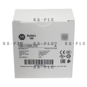 New Allen-Bradley 100-C09KJ10 100-C IEC Contactor 24V 50/60Hz Screw Terminals - Picture 1 of 4