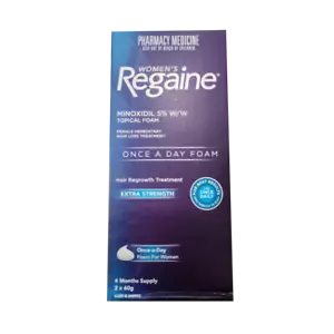 Regaine Women's Extra Strength Foam Hair Regrowth Treatment 2 x 60g 4 Months - Picture 1 of 4