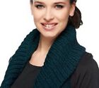 VT Luxe Chunky Ruffle Convertible Loop Scarf Vest QVC 3 colors