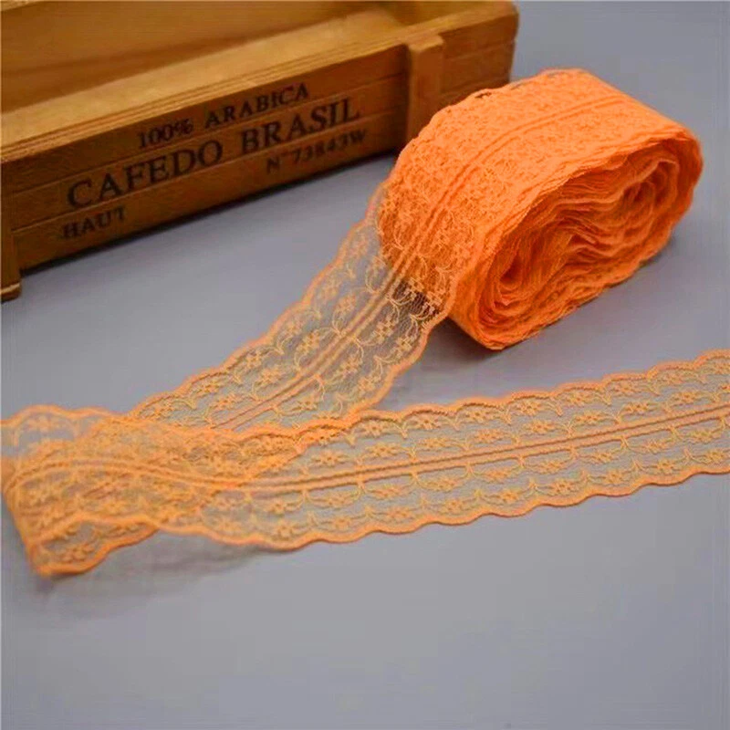 Lote de costura de cinta de tela de encaje bordada de 45 mm de 10 yardas hágalo usted mismo Foto 1 de 3
