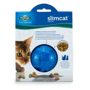 PetSafe SlimCat™ blau Futterball Spielzeug Leckerli Spender für Katzen - Bild 1 von 3