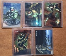 TOPPS HALO 2007 TRADING CARDS FOIL Set Of 5 #1-4, 9 OF 10