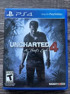 Uncharted 4: A Thief's End (Sony PlayStation 4, 2016) EUC Fast Shipping - Picture 1 of 4
