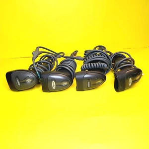 LOT 4X SYMBOL LS2208-ST20007R & LS2208-ST20007R-UR LASER BARCODE SCANNER HANDY - Picture 1 of 8