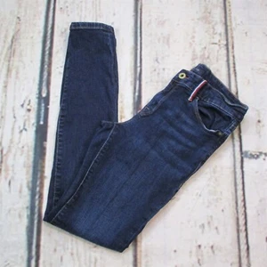 Tommy Hilfiger Damen Größe 2 Raleigh Skinny Straight Distressed Jeans Stretch - Bild 1 von 8