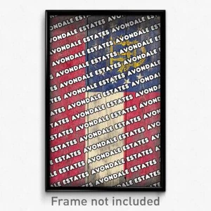 Avondale Estates Georgia Poster (GA City Souvenir 11x17 Stadtdruck) - Bild 1 von 1