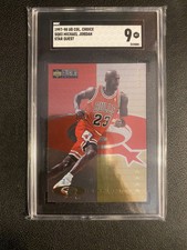 1997-98 Upper Deck Collector's Choice Michael Jordan Star Quest #SQ83 SGC 9 Mint