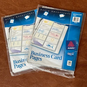 Páginas de tarjetas de visita Avery 76009, paquete de 10, lote de 2 paquetes - Imagen 1 de 8