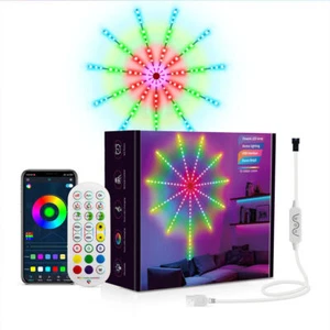 USB LED Feuerwerk Leiste Streifen Licht band Stripe Bluetooth Music Addressable - Bild 1 von 12