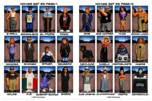 Homies series 5 complete set of 24 figures RARE Little Homies Lil Diorama 1:32 - Picture 1 of 2