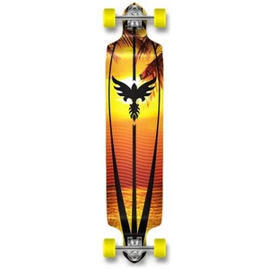 Yocaher Drop Down Longboard komplett - Sonnenuntergang  - Bild 1 von 6