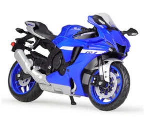 MAISTO 1:12 Yamaha 2021 YZF-R1 MOTORCYCLE BIKE DIECAST MODEL TOY NEW IN BOX - Picture 1 of 4