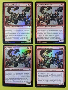 FOIL Gorehorn Minotaurs x4 Modern Masters 2015 4x MTG Magic the Gathering - Picture 1 of 1