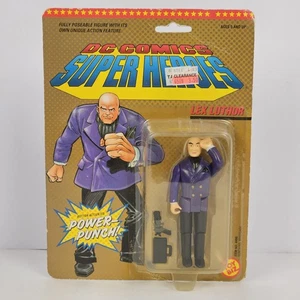 Vintage 1989 Toy Biz DC Comics Super Heroes Lex Luthor Actionfigur versiegelt - neu - Bild 1 von 13