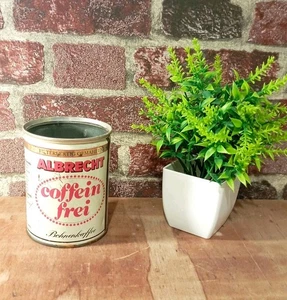Alte Blechdose Albrecht Kaffee 200 Gramm Dose Metall Metalldose Deko Selten, Rar - Bild 1 von 5