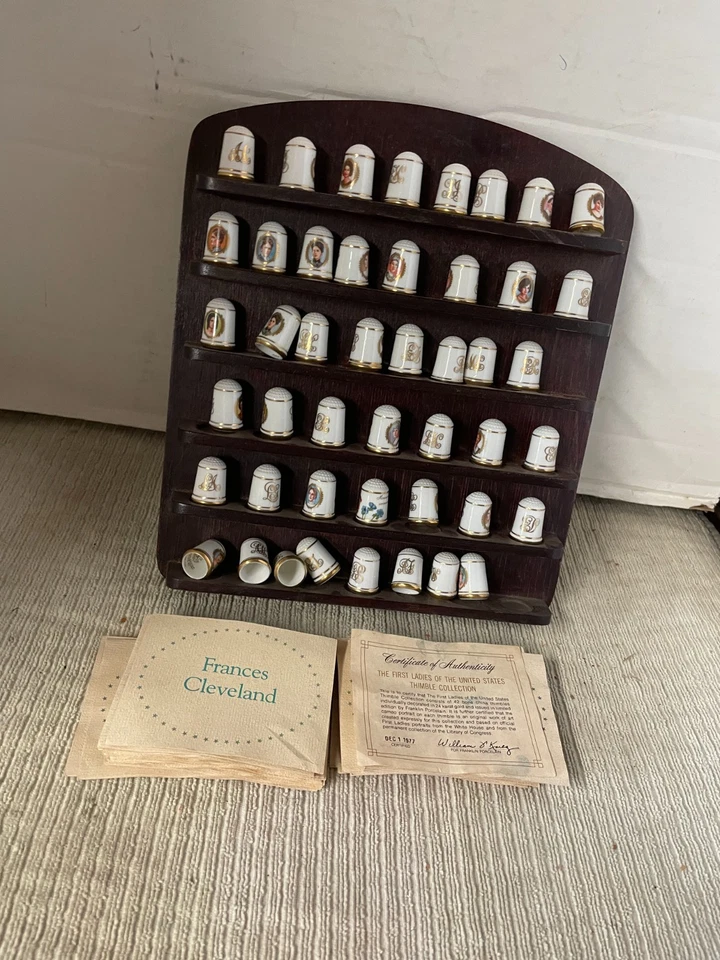 Mint The First Ladies of The US Thimgle Collection 48 Set - Image 1 of 1