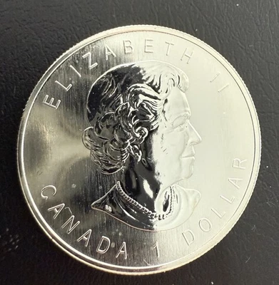 2006 1/2 OZ. ARGENT PUR 0.9999 $1 SILVER WOLF COIN  - Image 1 of 2