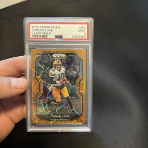 2020 Panini Prizm Jordan Love Lazer Prizm PSA 9 RC #363 Packers - Bild 1 von 2