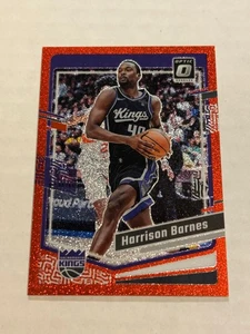 Donruss Optic Harrison Barnes 42/75 Red Glitter Prizm Kings SP 2023-24 - Imagen 1 de 2