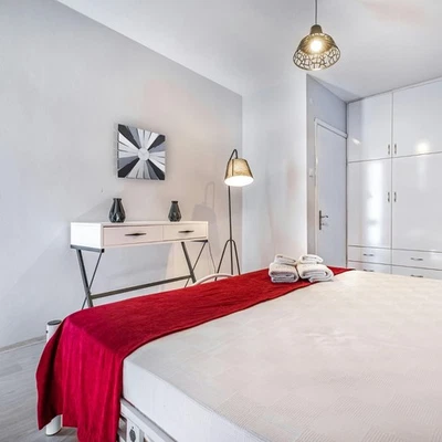 Silver gradient rectangular wall clock  made of plywood - TimeBlend Silver - Image 1 of 4