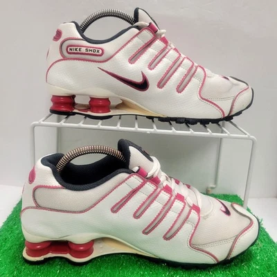 Кроссовки активные Nike Shox NZ белые розовые спортивные беговые спортзал 488312-103 женские размер 9 - Изображение 1 из 4